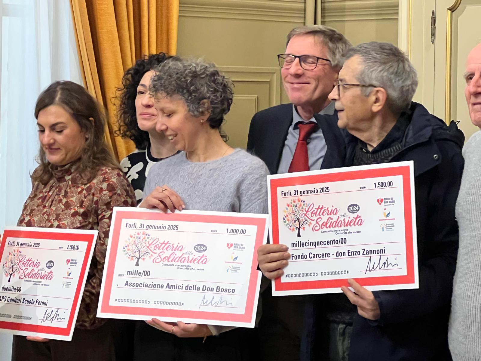 XXIV Lotteria della Solidarietà: premiati i progetti vincitori