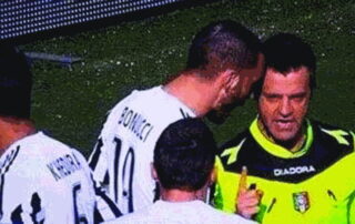 Fonseca squalificato per 9 mesi, Bonucci assolto: due pesi e due misure?