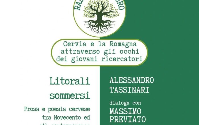 Radici e Futuro: la poesia cervese protagonista a Cervia con Tassinari e Previato