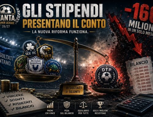 Fanta – Super League 26/27, gli stipendi presentano il conto: DTP perde 160 milioni in un mese, la nuova riforma funziona