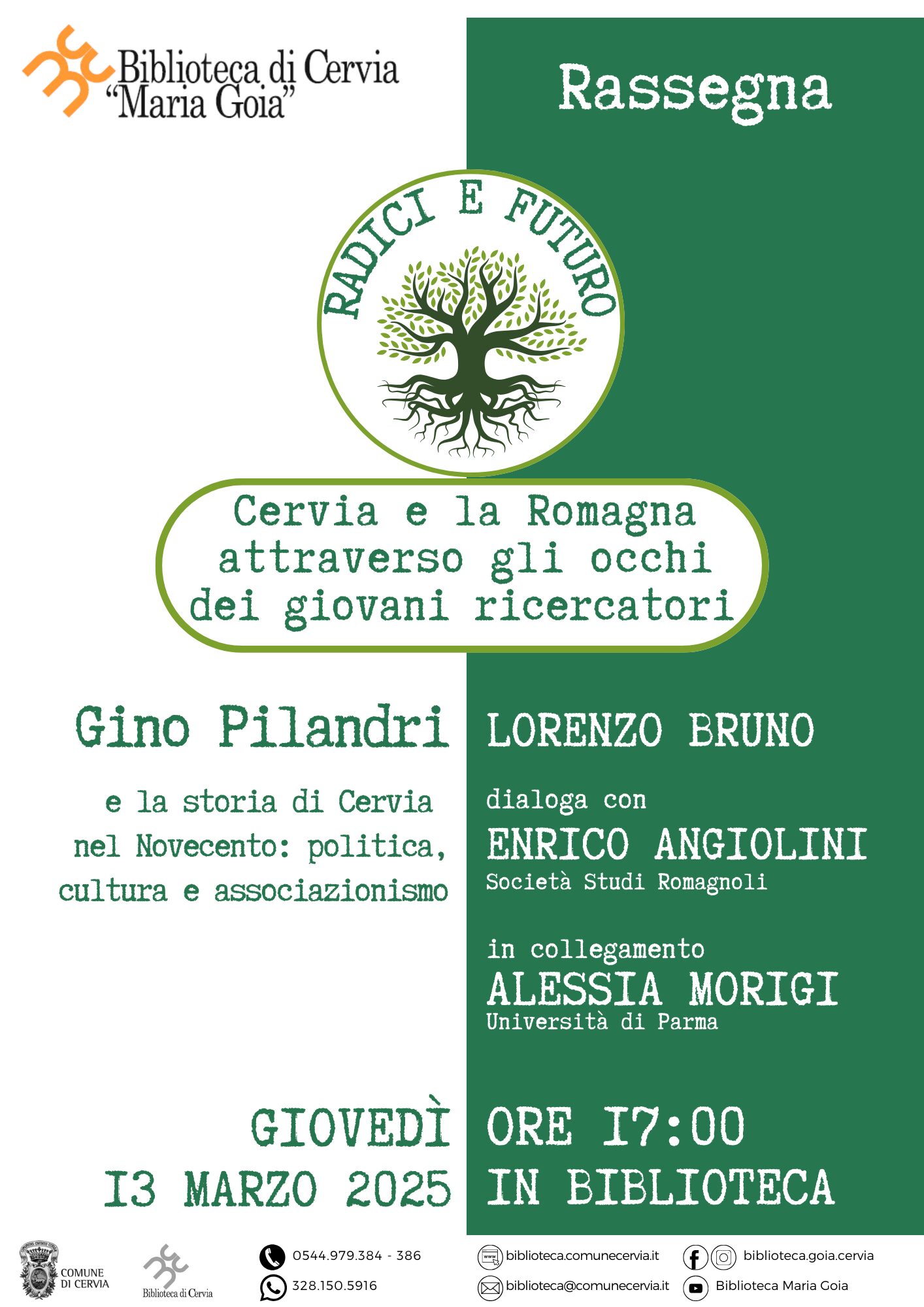 Radici e futuro 13.03.2025 Locandina